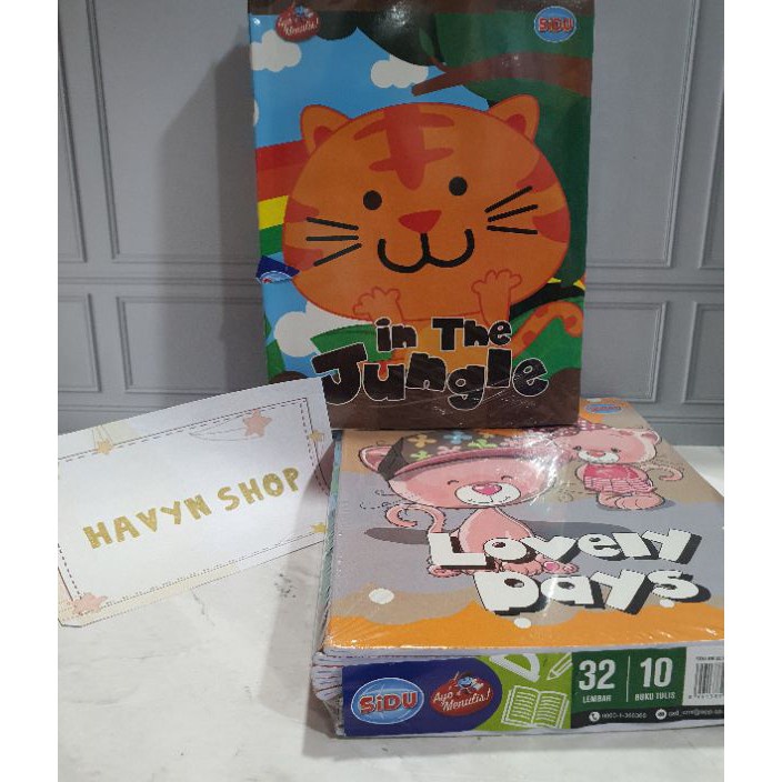 

HKFD4371 STAR (10pc) buku tulis merek SIDU isi 32 lembarrr/buku tulis