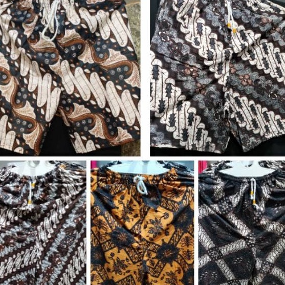 RDZY3440 TERMURAH CELANA BATIK PENDEK XL XXL JUMBO | CELANA PENDEK | CELANA BATIK | BATIK | CELANA P