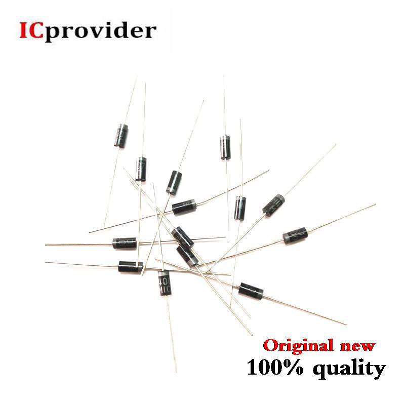 ✅&100PCS 1N5817 1N5819 1N5399 1N4937 1N4004 Schottky Rectifier Diode 1N4001 1N4007 UF4007 HER107 FR2