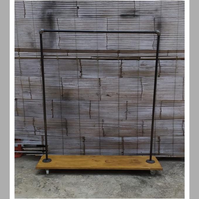 Promo Shelves Rak Baju Gantung - Pipa Industrial Distro Vintage Bestq