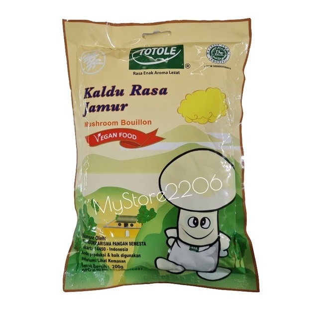 

☊↕⁑ TOTOLE Kaldu Rasa Jamur HALAL 200gram / Mushroom Bouillon (200 gram) (sedang) Ready Stock