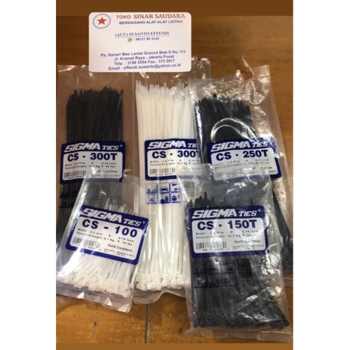 

Terlaris Kabel Ties 30Cm Sigma Cs-300T / Sigma Cs300T