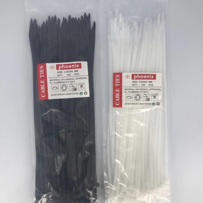 

Terlaris Tali Fiber 25 Cm Kabel Ties 3,6X250