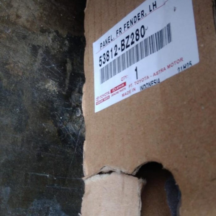 fender depan kiri avanza xenia 2018 2019 2020 2021 original dhaffastore