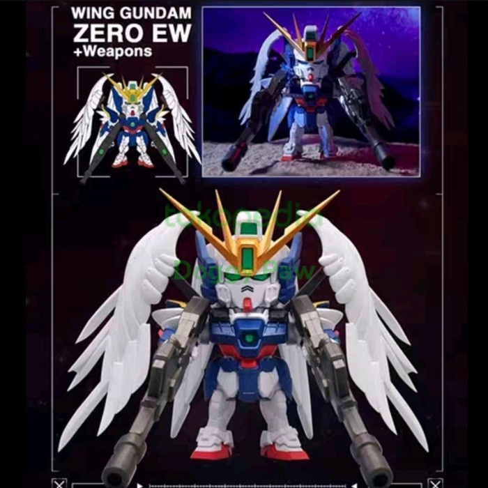 FLASH SALE BANDAI NAMCO QMSV MINI WING GUNDAM ZERO EW BLIND BOX FIGURE TERBARU