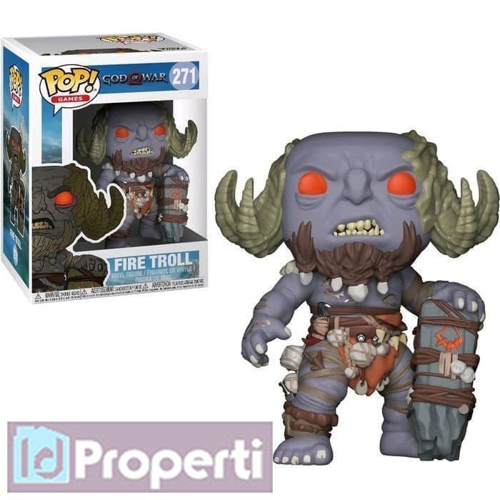 FLASH SALE MINIATUR FIRETROLL 271 GOD OF WAR FUNKO POP GAMES ACTION FIGURE TOYS TERMURAH