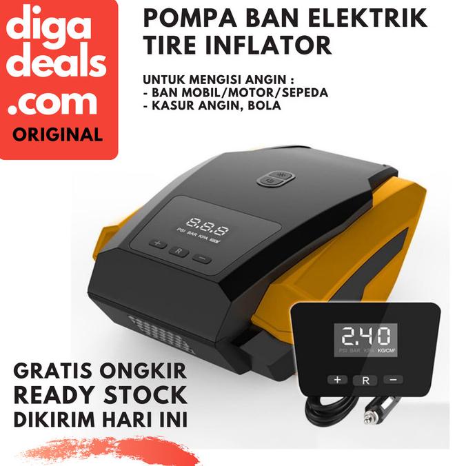 Pompa Ban Mobil Pompa Motor Elektrik Portable Serba Guna Darurat car