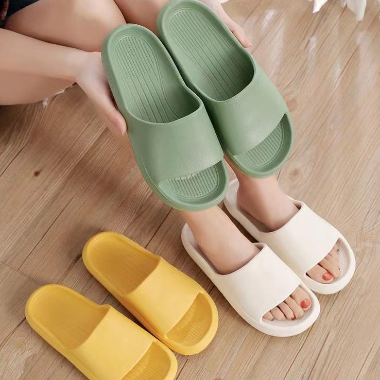 TERPERCAYA Komin sandal wanita sepatu wanita sandal slip on wanita qiu2