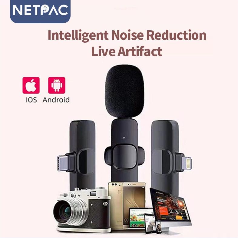 Terbaik Live Special Lavalier Wireless Microphone Recording Android Apple Hp Anchor Outdoor Bluetoot