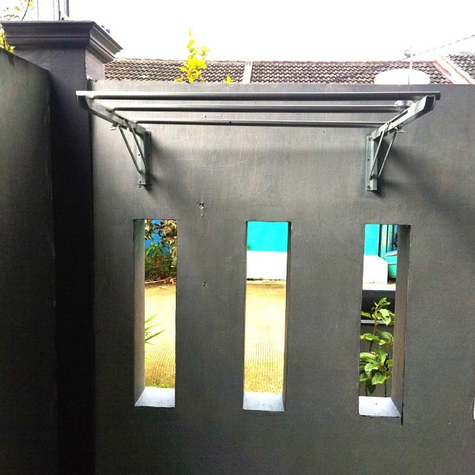 Jemuran baju lipat dinding jemuran lipat handuk premium kuat