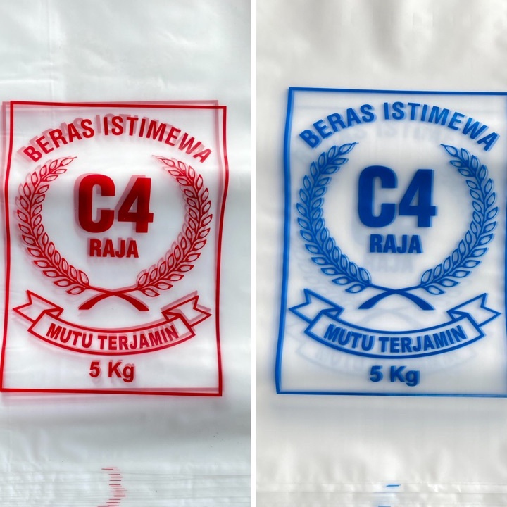 

♞ XIV 10818 Plastik Beras 5 kg C4 Raja (isi 100 lembar) Plastik 5kg 【MEGA SALE】 ぽ