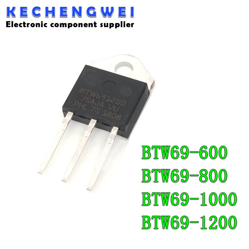 ✅&5pcs BTW69-1200 TO-3P BTW691200 TO3P BTW69 1200V BTW69-1200RG SCR BTW69-800 BTW69800 BTW69-600 BTW