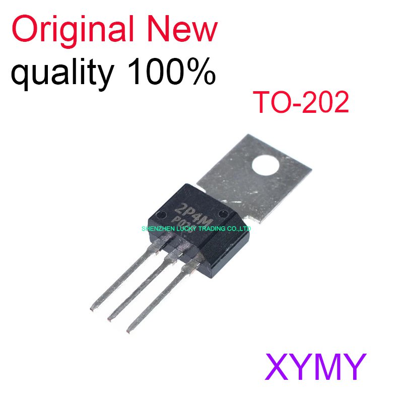 ✅&10PCS/LOT New Original 2P4M WAY SCR Thyristors 2A 500V TO-202 TO202 In Stock