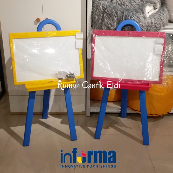 

Best Seller Papan Tulis Anak Berdiri Magnet 2 Sisi (Gratis Spidol & Kapur)