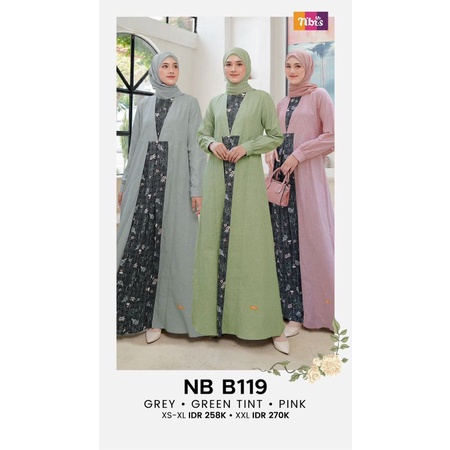 Gamis NB B119 By Nibras