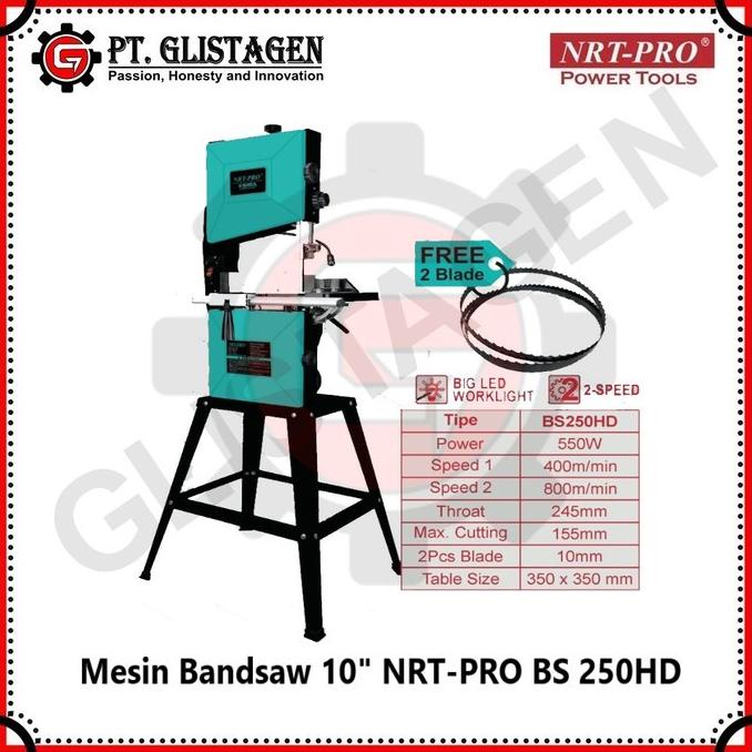 Ptr Mesin Bandsaw Nrt Pro 10 Inch Band Saw Nrt Bandsaw Norita Bs 250Hd