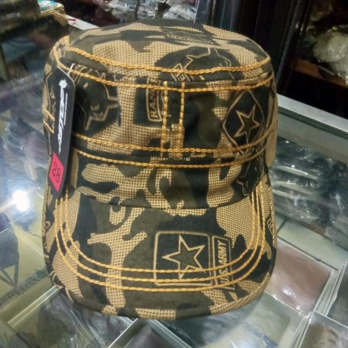 Topi Produk Baru Topi Komando Loreng / Topi Komando Army / Topi Pria - loreng 3(S3O4) Topitopi wanit