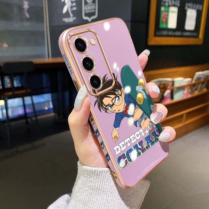 Case Ponsel untuk Samsung S23 Plus 5G S23 Ultra S22 S21 S20 Ultra S21 S10 Plus S20 SE Case kartun in