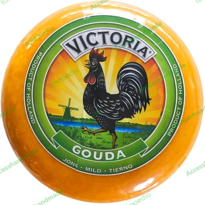 

Gouda cheese matured medium 4 -4.5kg DeJong se hard keju Holland