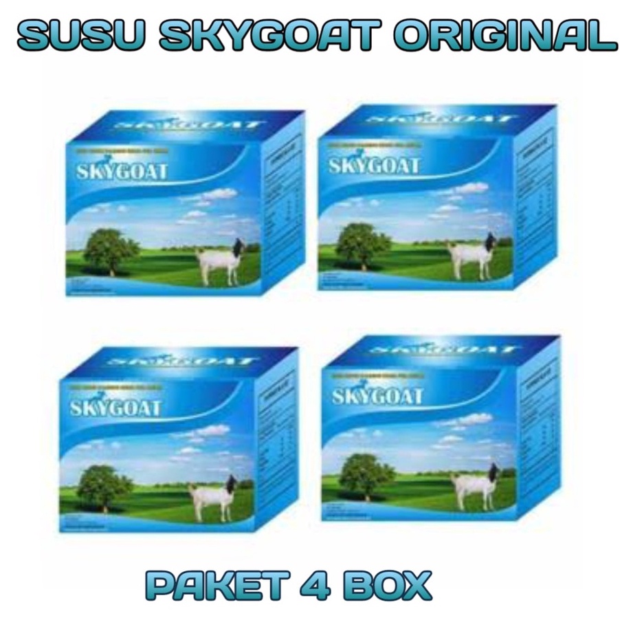 

༒ VI 76910 Paket 4 SkyGoat Susu Kambing Etawa Dengan Krim Bubuk | Etawaku Susu Kambing Original Full cream | Skygoat Cokelat Paket 4 ✨MEGA ⚡ALE✨ 亗