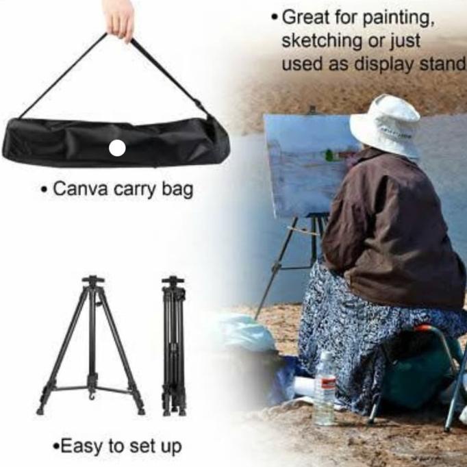 

Ready Tripod Foto / Lukis / Papan Tulis / Promosi