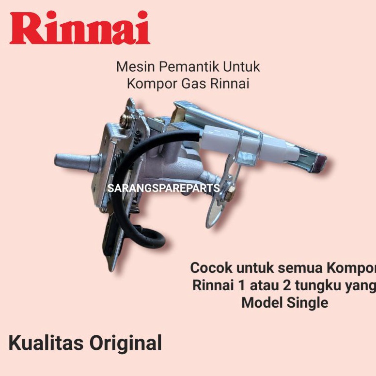 TERBARU. PEMANTIK KOMPOR GAS RINNAI ORIGINAL / PEMANTIK API RINNAI