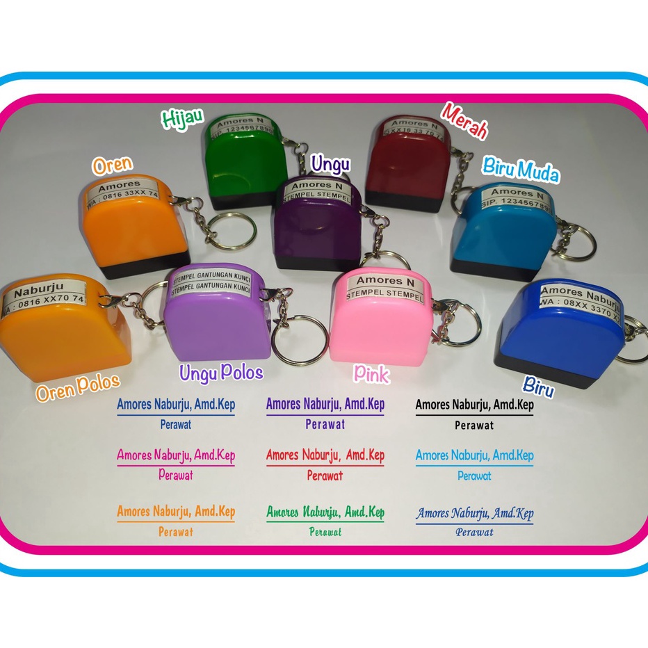 

RSTZ7783 Jangan Sampai Kehabisan!!! STEMPEL NAMA | DOKTER | BIDAN | PERAWAT | NIP | NAMA NOMOR HP | JABATAN