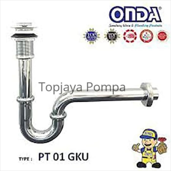 Sifon Wastafel Onda P.Trap Pt 01 Gku