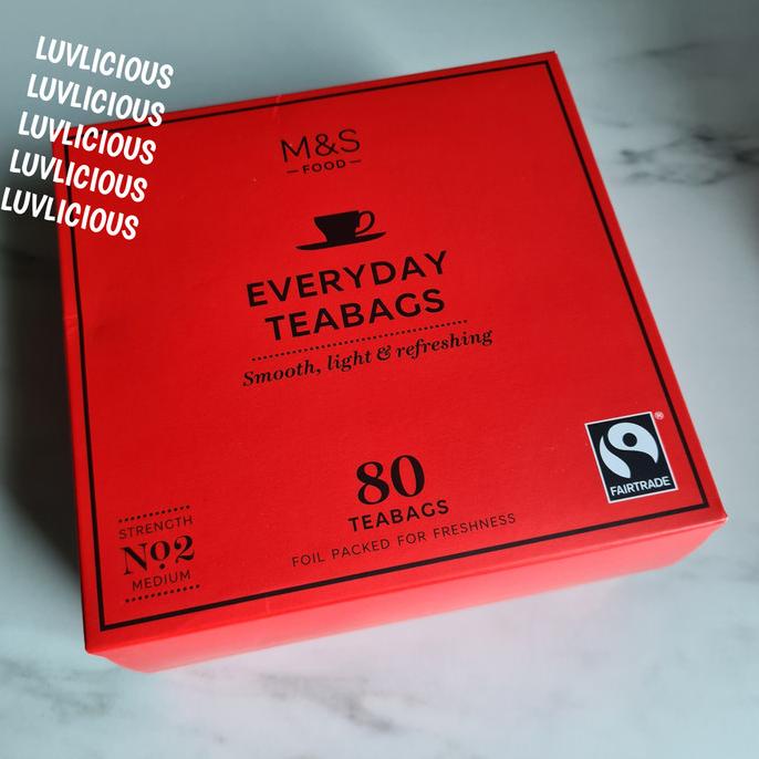 

M&S MARK MARKS & AND SPENCER EVERYDAY TEABAGS TEABAG TEA BAG TEH CELUP