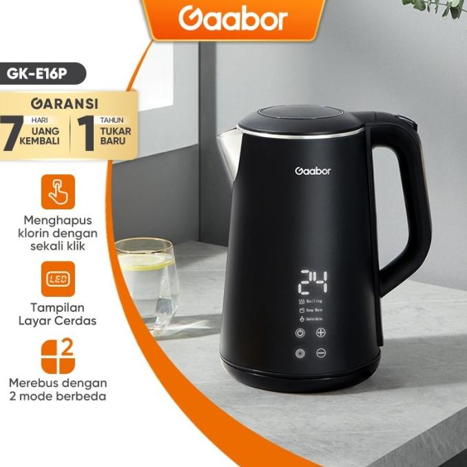 Gaabor Kettle Electric Pemanas Air 1.6 L Digital / GK-E16P