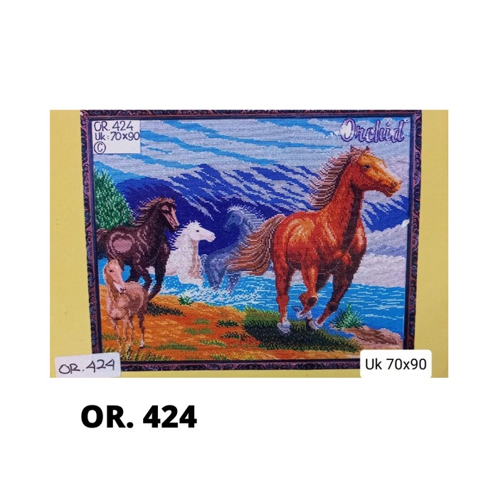 

KRISTIK KRUISTIK SULAM 1SET CROSS STITCH ORCHID OR 419 420 421 422 424