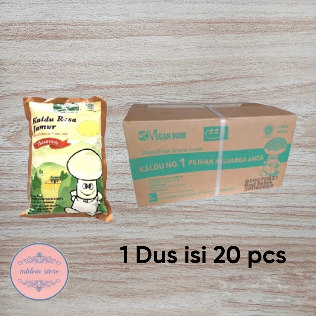 

Totole Kaldu Jamur 400 Gram 1 Dus Isi 20Pcs