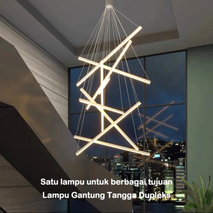 Lampu gantung Hias dekorasi tangga Minimalis