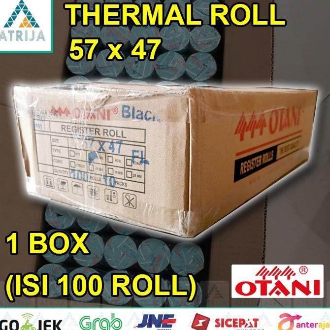 

1 BOX (100 Pcs) Otani 57x47 Kertas Thermal Roll Struk Kasir 57 x 47