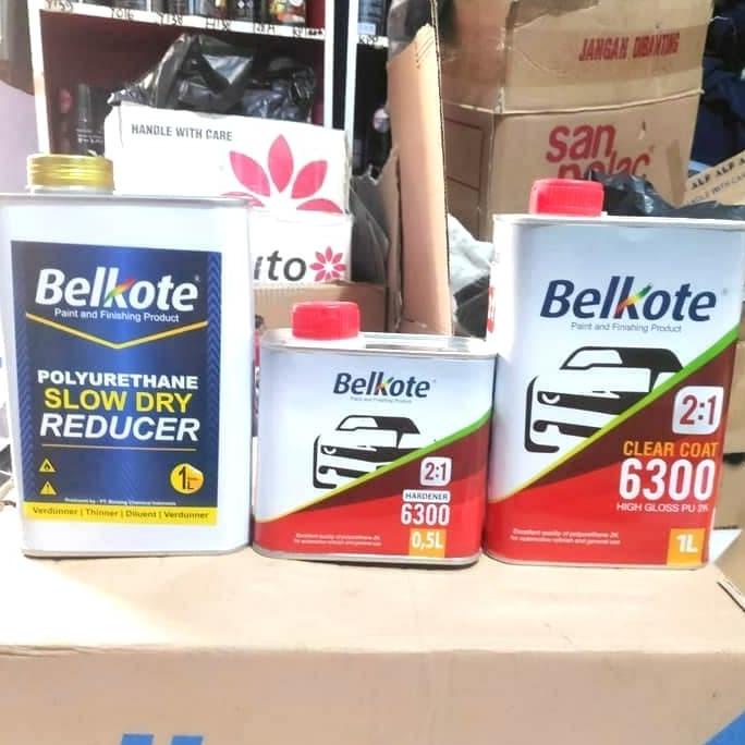 Paket Pernis/Clear Belkote 6300 + thiner belkote
