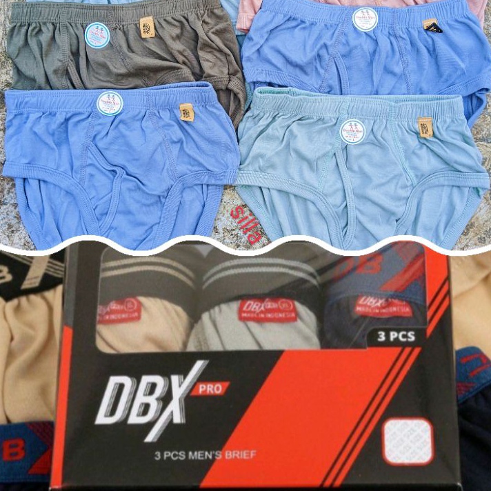 ✪hpe™ 6PCS Celana dalam pria JUMBO UKURAN M~5L-Celana dalam DBX pro-Celana dalam pria dewasa DBX PRO