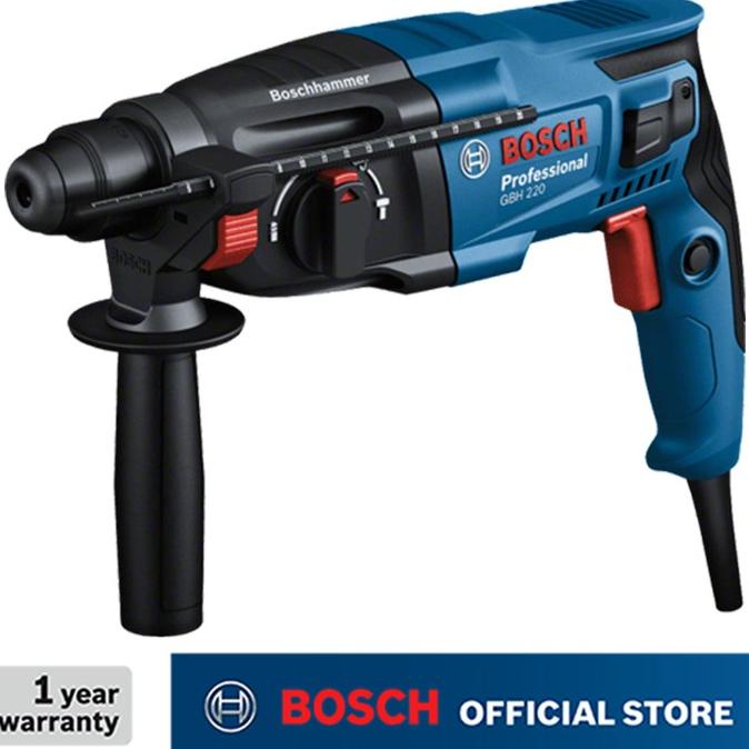 Bosch Rotary Hammer / Bor Beton Listrik 720Watt 2Joule GBH 220