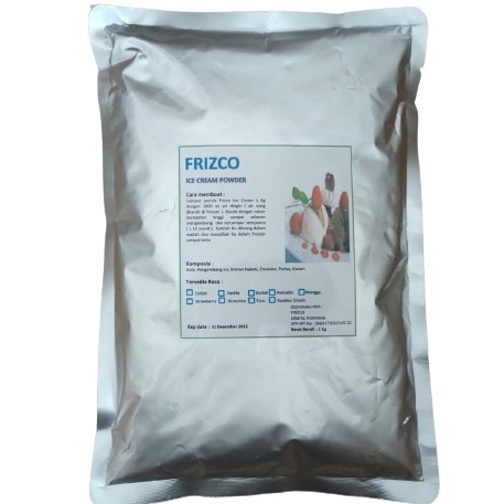 

VII 10656 VANILLA Ice Cream Frizco 1kg Instant Powder Frisco Bubuk Es Krim hard ice cream VANILA vanili ❤[PROMO ⚡ALE!!!]❤ 亗