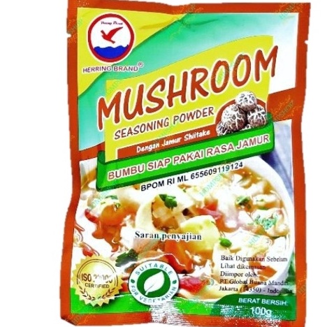 

BRANDS FESTIVAL Herring Brand Kaldu Jamur Shitake Mushroom Seasoning Powder 100 Gram 100Gram