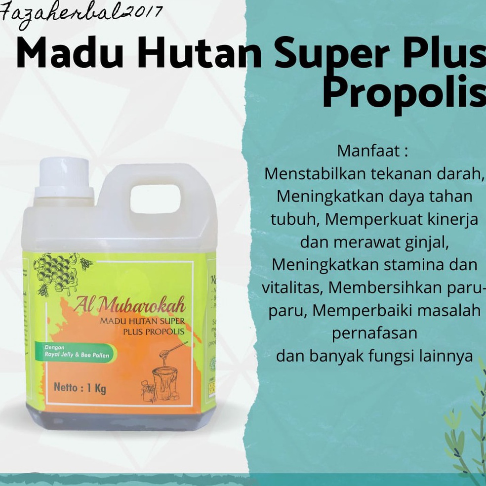 

PAKET MEWAH Madu Hutan Kalimantan Super 1kg