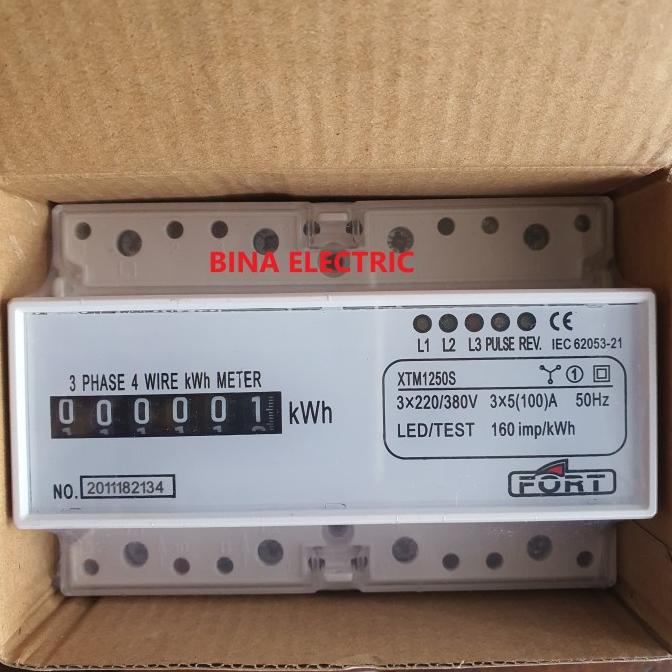 KWH Meter 3 Phase Analog XTM1250S Analog Direct / Kwh Meter 3P Analog