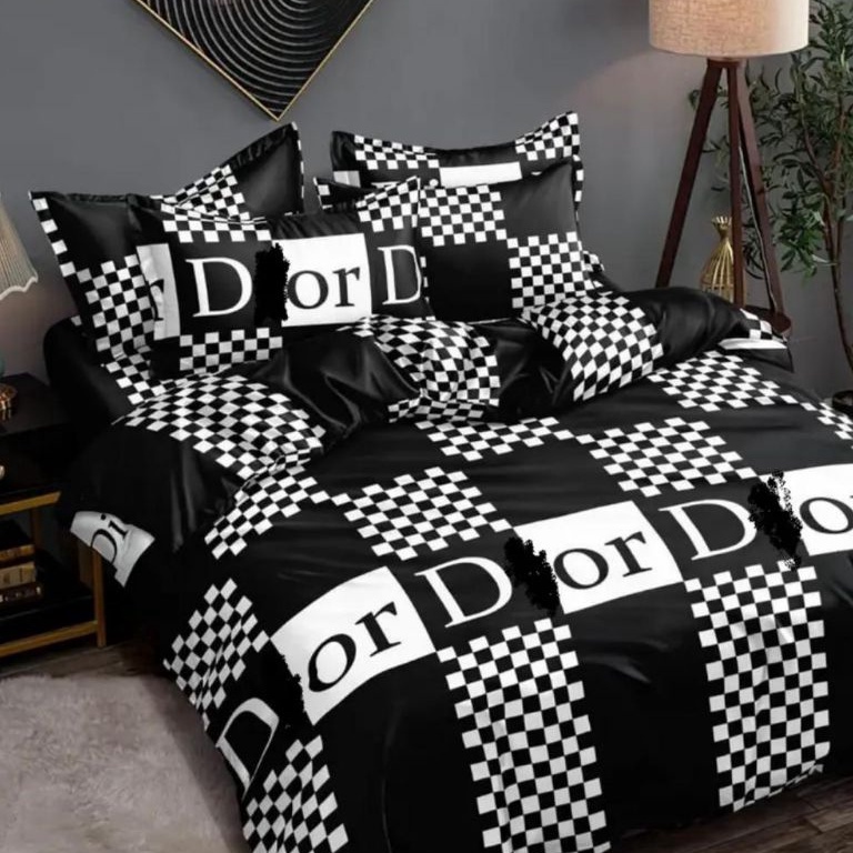 Ready.. SPREI HITAM PUTIH SPREI DIOR HEM