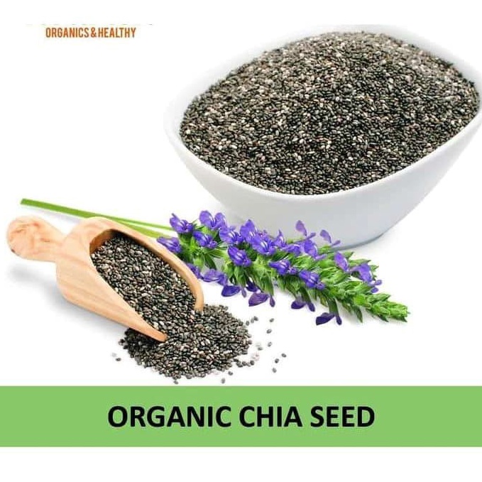 

Best seller Organic Black Chia Seed 1000gr 1000 Gr Gram 1kg 1 Kg Mpasi Chia Seed 45