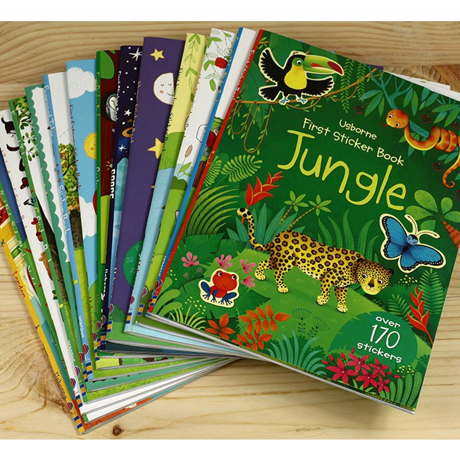 

(ZT☞/M☼> [PART 2] USBORNE FIRST STICKER BOOK BUKU STIKER ANAK ANAK/ top.prooduk..!