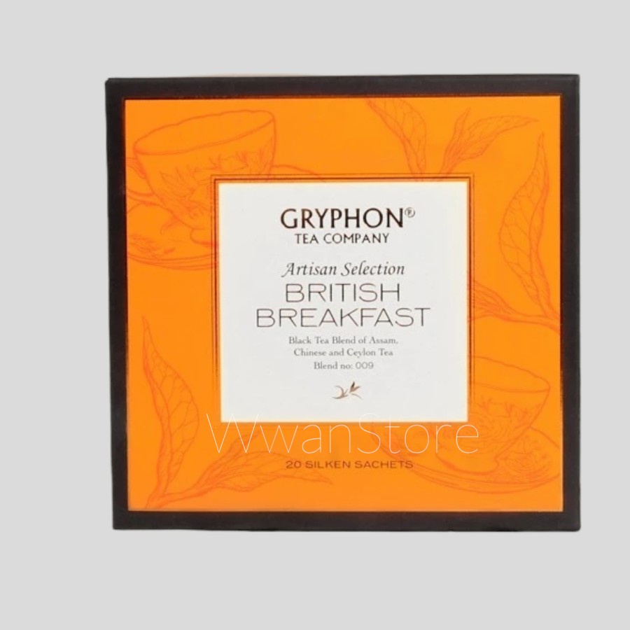 

Gryphon British Breakfast Tea 20's 60gr