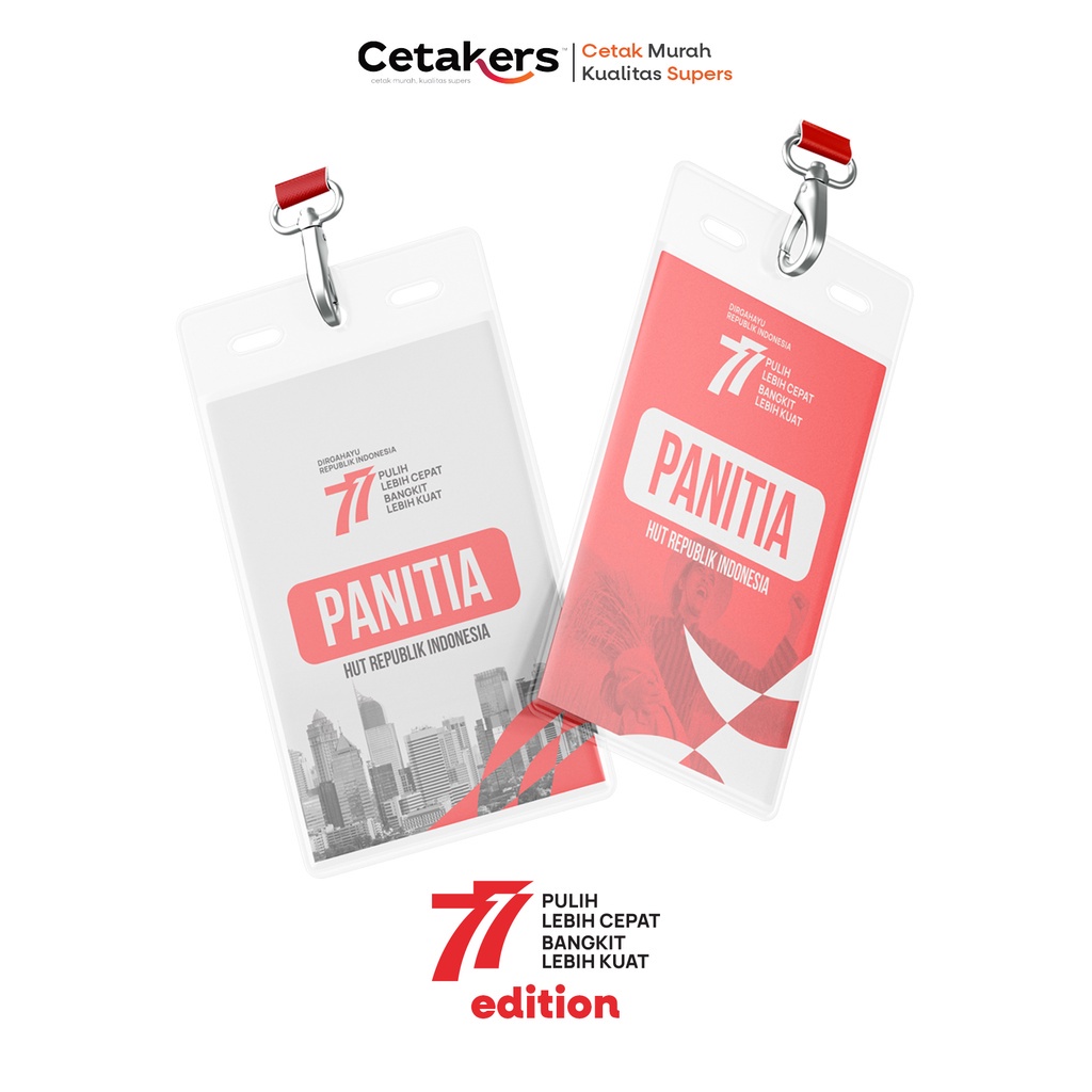 

ZOZ NAME TAG TANDA PENGENAL PANITIA LOMBA 17 AGUSTUS HUT RI KE-77 HARI KEMERDEKAAN F81