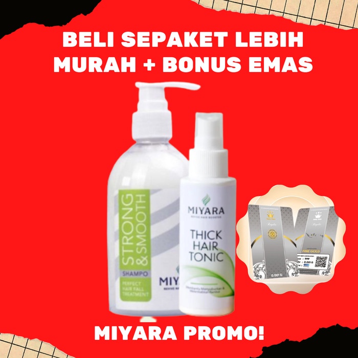 Miyara Hair Tonic - Perawatan Rambut Rontok Vitamin Penumbuh Rambut