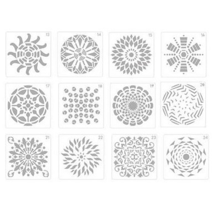 

Best Seller Plastic Stencil - Stensil Dekorasi Motif_Grs16 (17,8X17,8Cm)