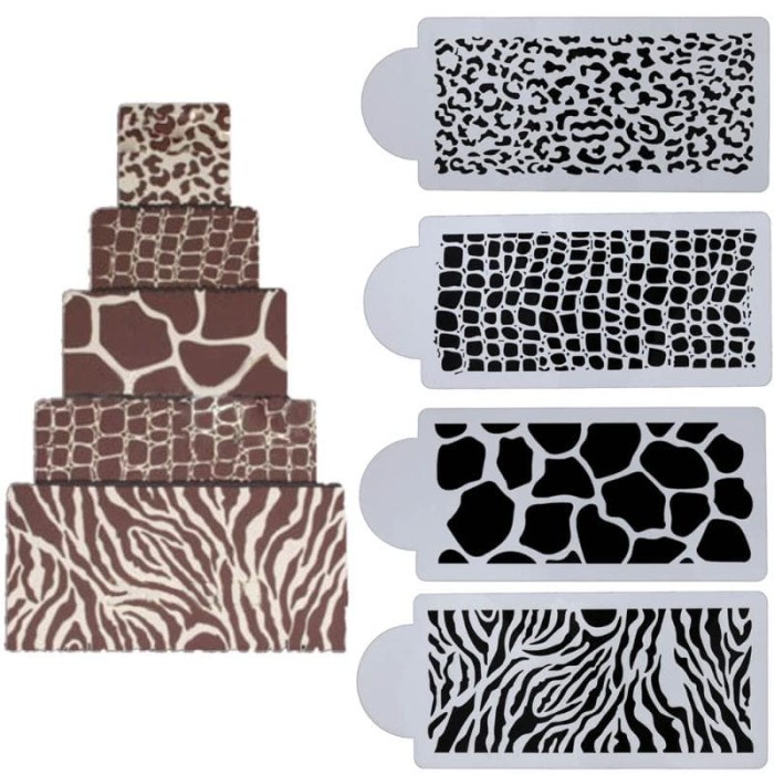 

Best Seller Wild Nature Cake Stencil (4Pcs)