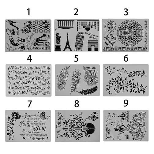 

Best Seller Plastic Stencil - Stensil Dekorasi Motif_Grs09
